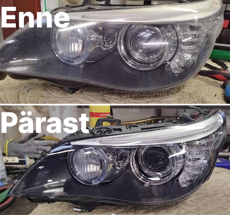 BMW E60/61 tuleklaaside taastamine